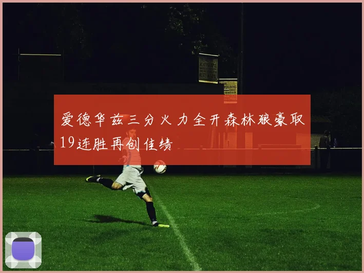 爱德华兹三分火力全开森林狼豪取19连胜再创佳绩